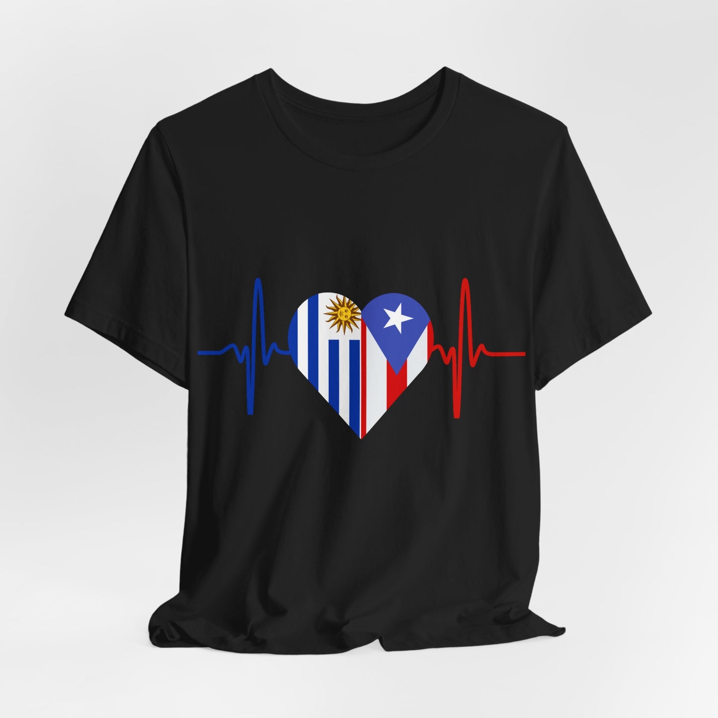 Uruguay and Puerto Rico Short Sleeve Tee