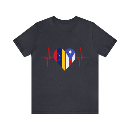 Venezuela and Puerto Rico Short Sleeve Tee