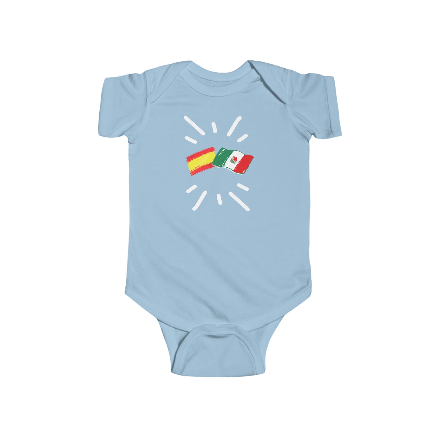 Infant Mexico and España Bodysuit