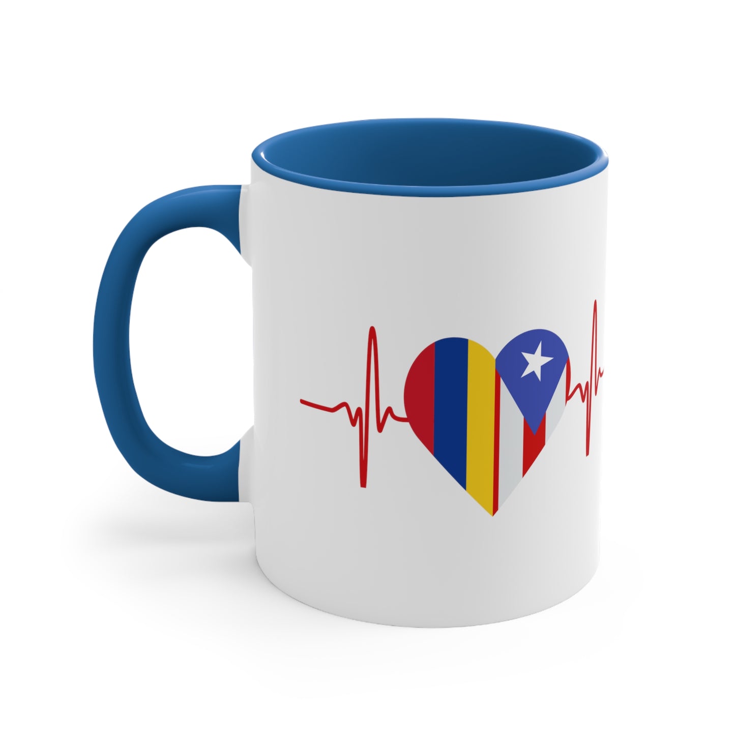 Colombia and Puerto Rico Mug, 11oz