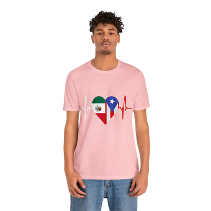 Mexico and Puerto Rico Short Sleeve Tee