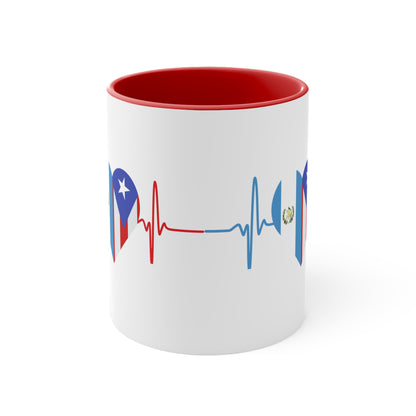 Guatemala and Puerto Rico Mug, 11oz