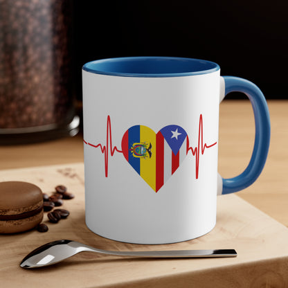 Ecuador and Puerto Rico Mug, 11oz