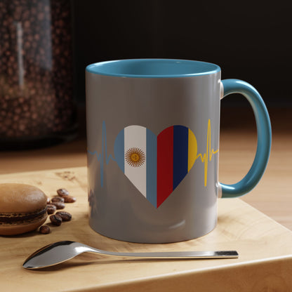 Colombia & Argentina Mug, 11oz