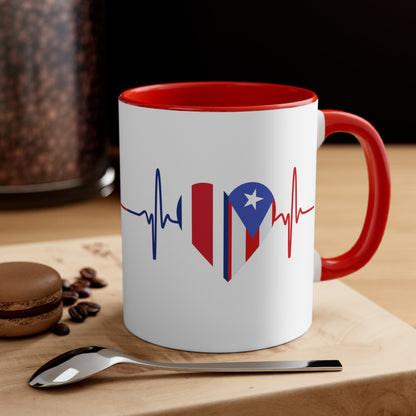 Costa Rica and Puerto Rico Mug, 11oz