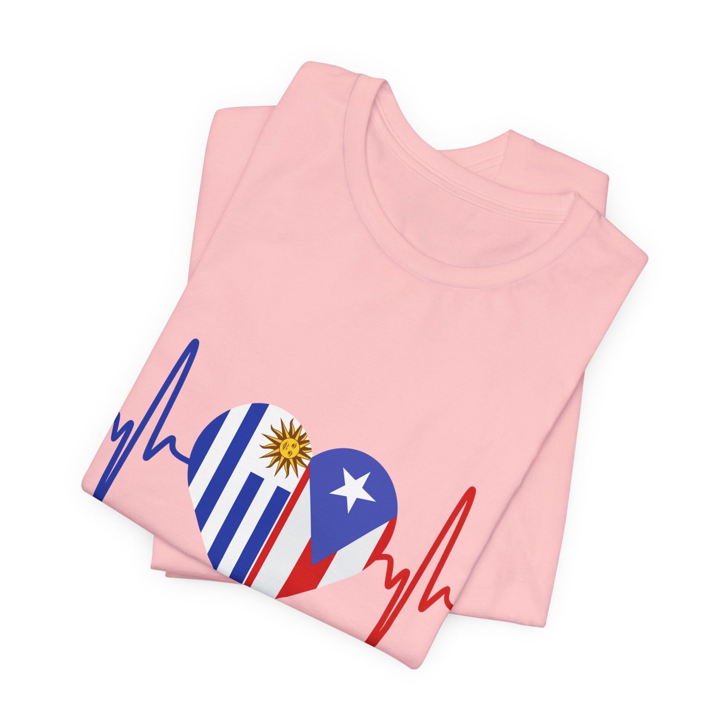 Uruguay and Puerto Rico Short Sleeve Tee