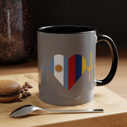 Colombia & Argentina Mug, 11oz