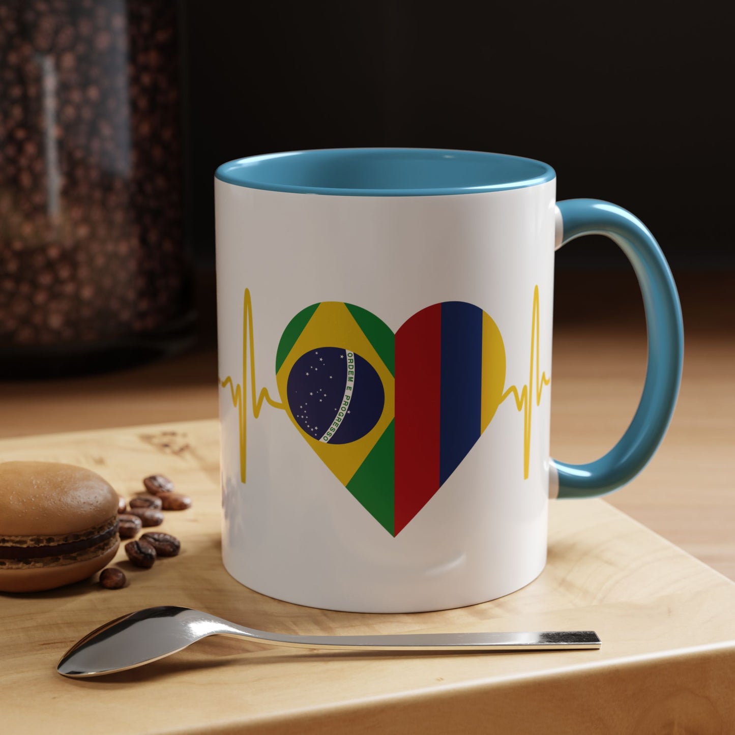 Colombia & Brazil Mug, 11oz