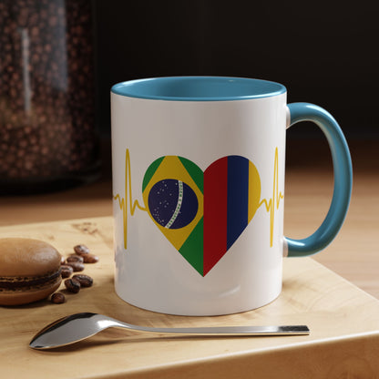 Colombia & Brazil Mug, 11oz