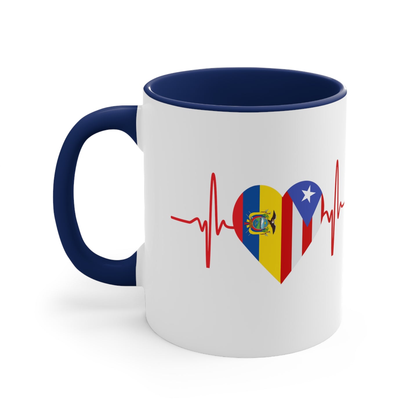 Ecuador and Puerto Rico Mug, 11oz