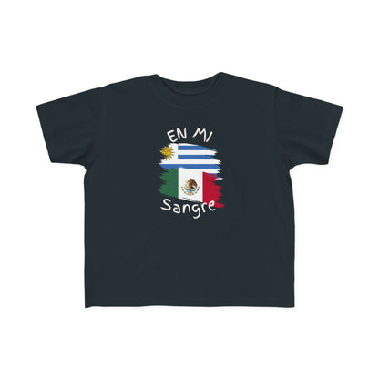 Uruguay and Mexico Toddler Tee I Camiseta para Toddler Uruguay y México I Cultura Uruguaya y Mexicana