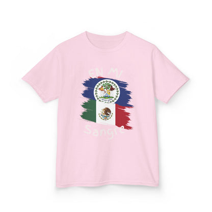 Belize and Mexico Kids Tee I Camiseta para Niños Belize y Mexico