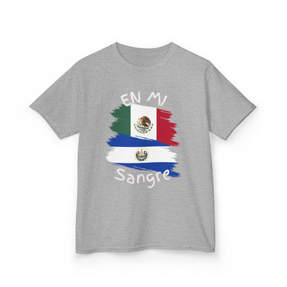 El Salvador & Mexico Kids Tee I Camiseta para Niños  El Salvador y Mexico  I Cultura Salvadoreña y Mexicana