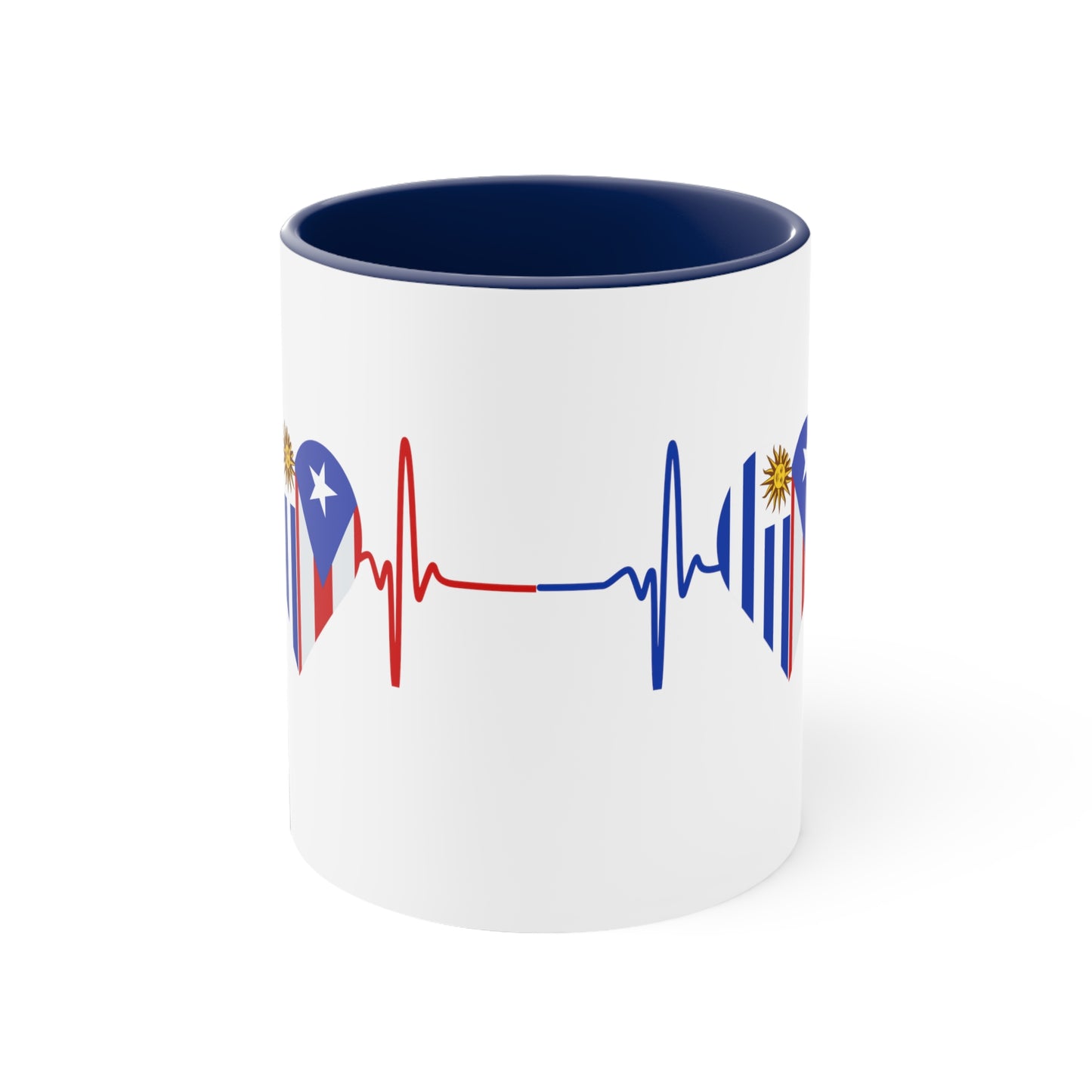 Uruguay and Puerto Rico Mug, 11oz