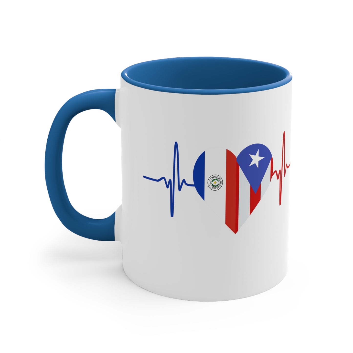 Paraguay and Puerto Rico Mug, 11oz