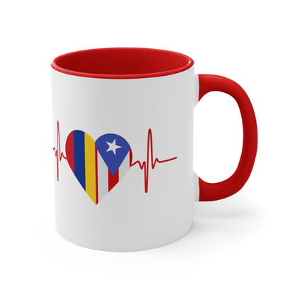 Colombia and Puerto Rico Mug, 11oz