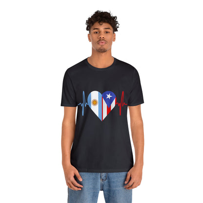 Argentina and Puerto Rico Short Sleeve Tee