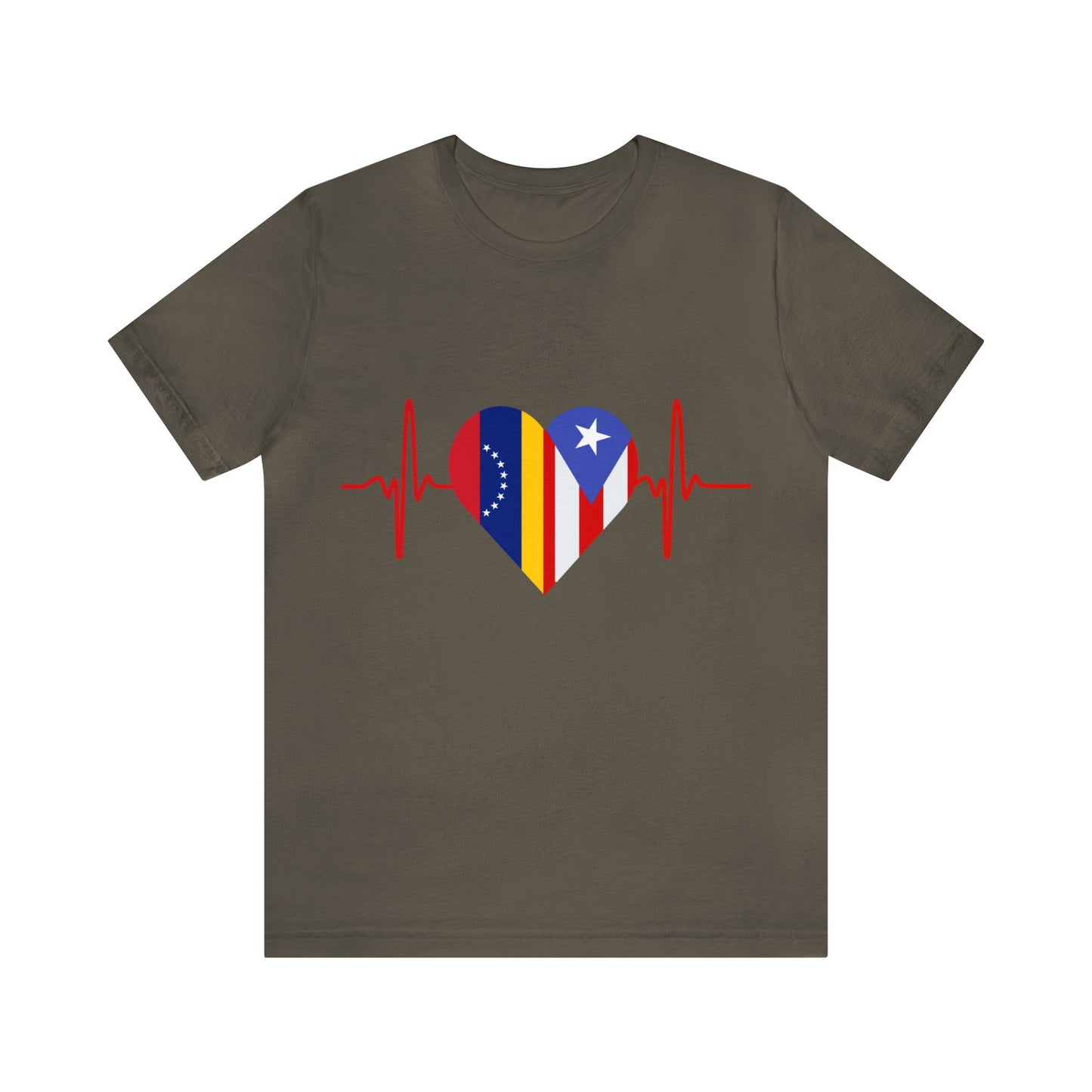 Venezuela and Puerto Rico Short Sleeve Tee