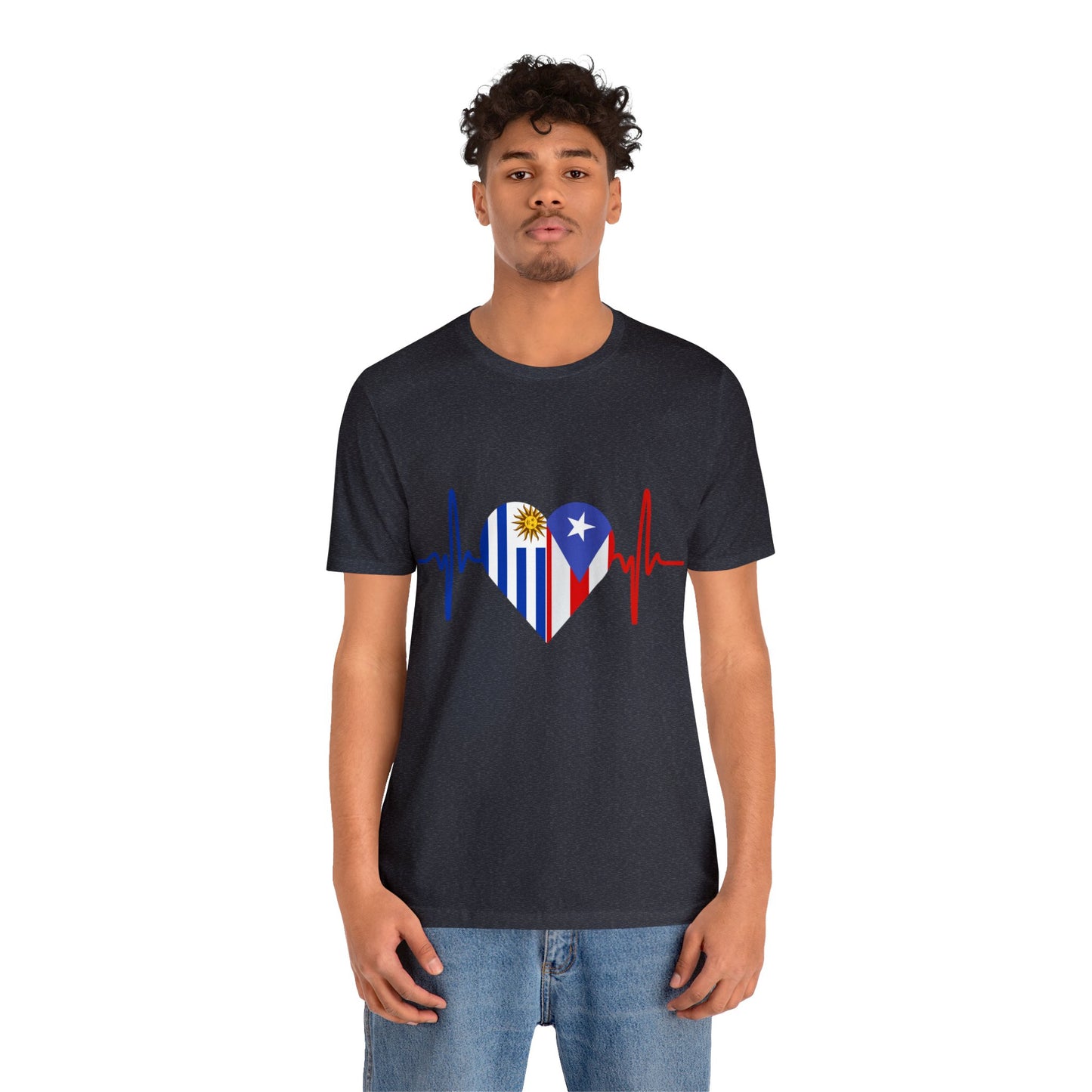 Uruguay and Puerto Rico Short Sleeve Tee