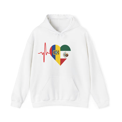 Ecuador & Mexican Unisex Hooded Sweatshirt I Sudadera Unisexo México y Ecuador