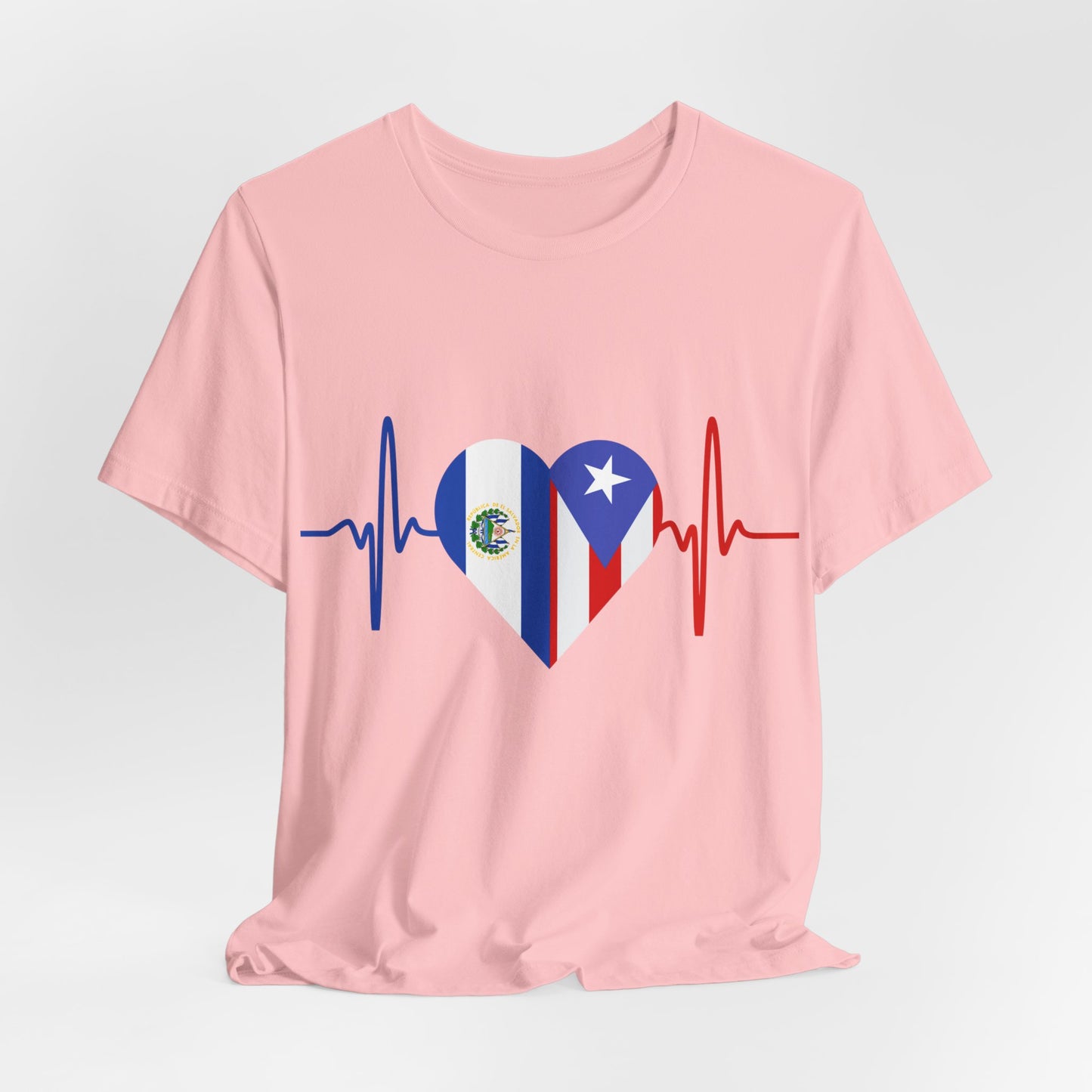 El Salvador and Puerto Rico Short Sleeve Tee