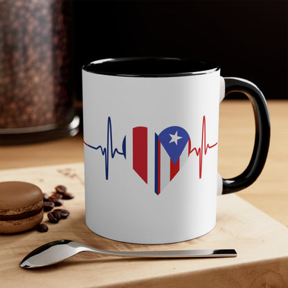 Costa Rica and Puerto Rico Mug, 11oz