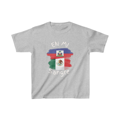 Haití y México Kid's Tee I Camiseta para Niños Haití y México I Cultura Haitiana y Mexicana