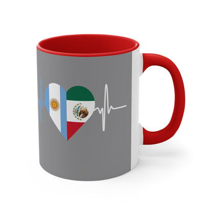 Mexico and Argentina Mug, 11oz