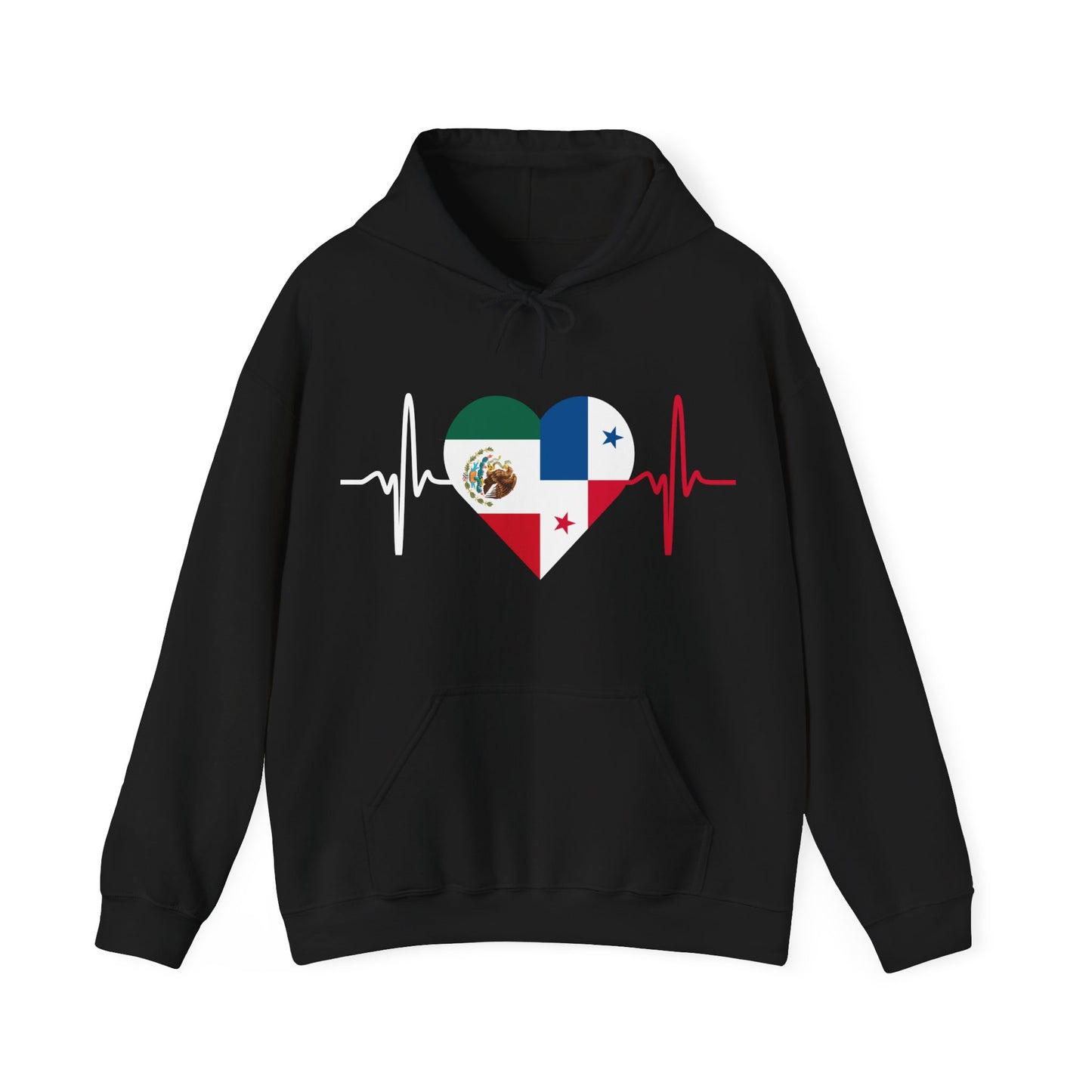 Mexico and Panama Unisex Hooded Sweatshirt I Sudadera Unisexo México and Panama