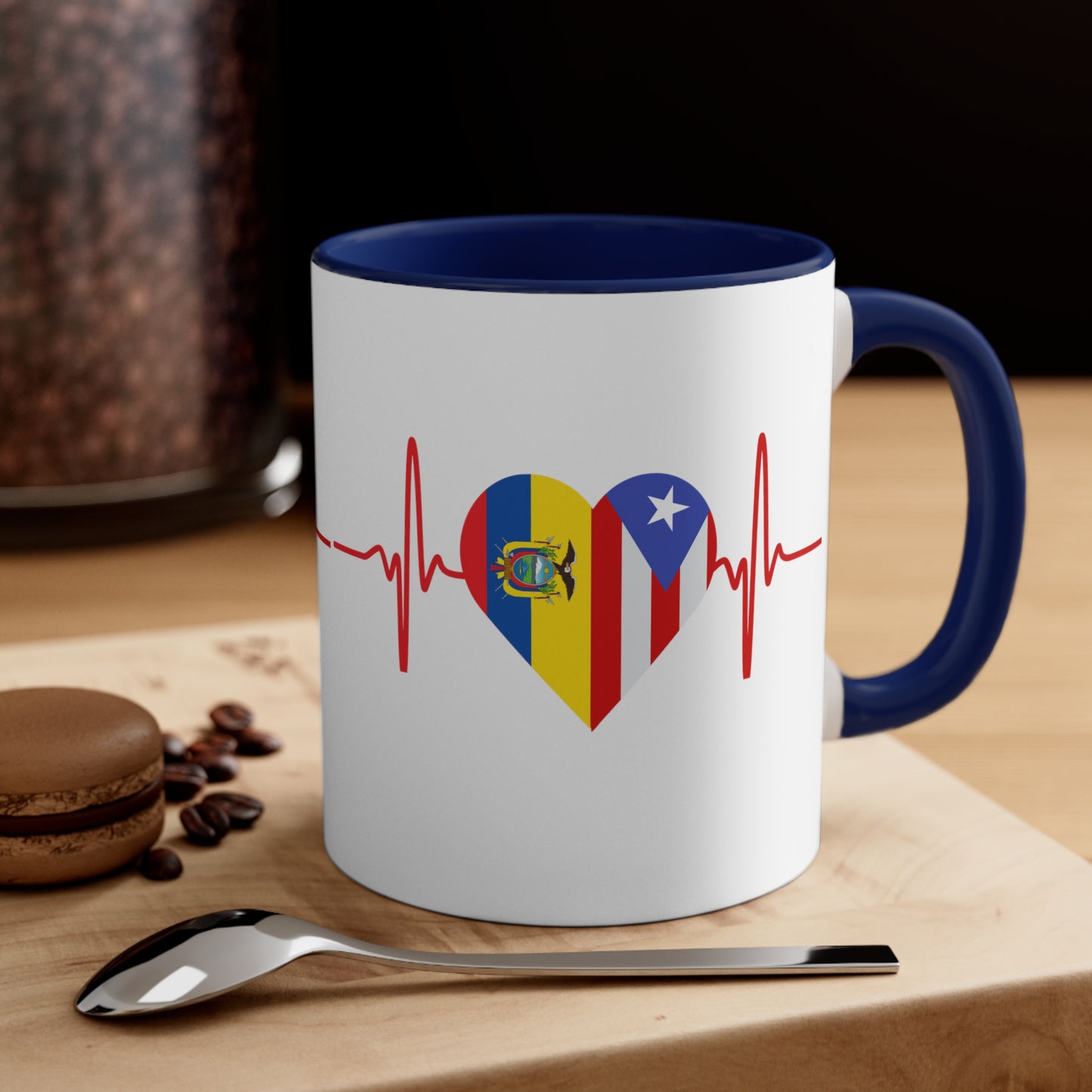 Ecuador and Puerto Rico Mug, 11oz