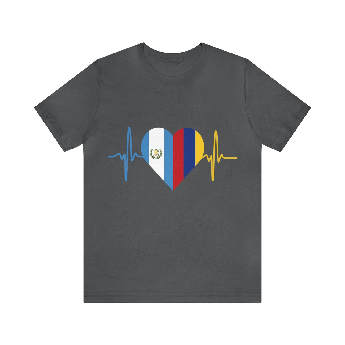 Colombia & Guatemala Unisex Short Sleeve Tee I Camisa Unisexo manga corta Colombia y Guatemala