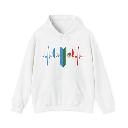 Guatemala and Mexico Unisex Hooded Sweatshirt I Sudadera Unisexo México and Guatemala