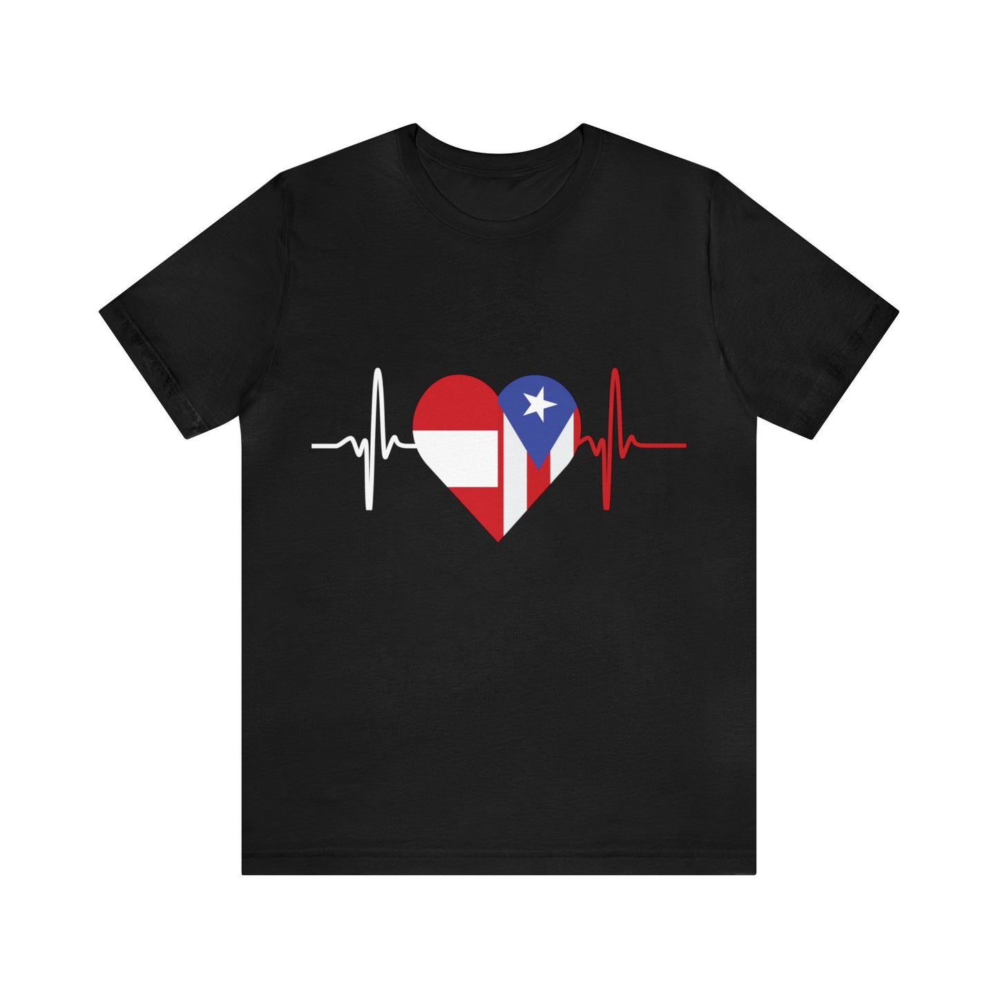 Peru and Puerto Rico Short Sleeve Tee