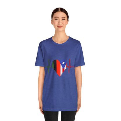 African American and Puerto Rican Short Sleeve Tee