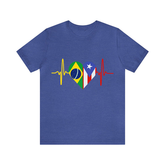 Brazil and Puerto Rico Short Sleeve Tee
