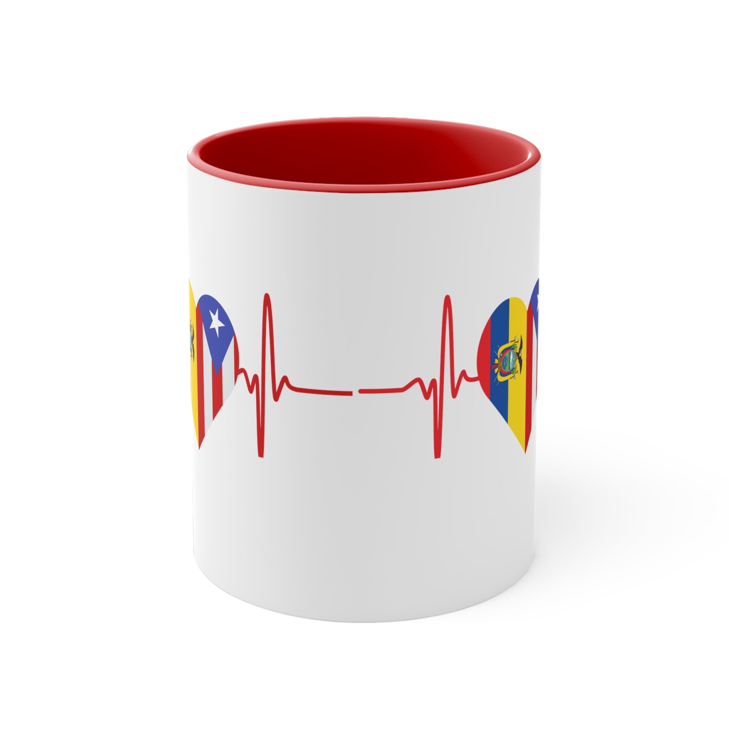 Ecuador and Puerto Rico Mug, 11oz