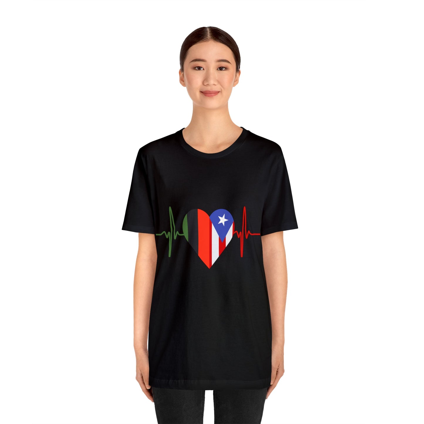 African American and Puerto Rican Short Sleeve Tee