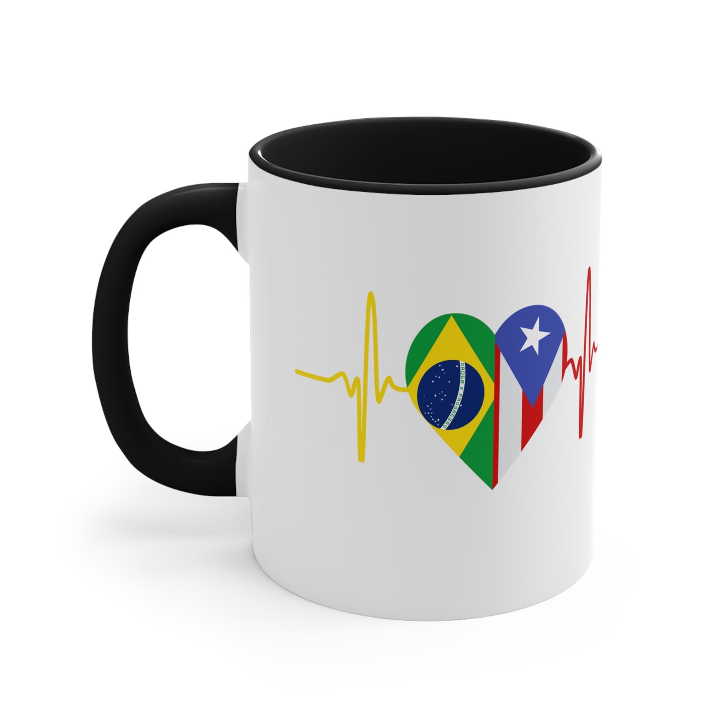 Brazil and Puerto Rico Mug, 11oz
