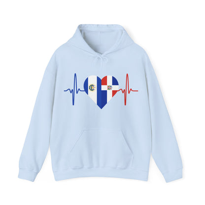 El Salvador and Dominican Republic I El Salvador y República Dominicana Hooded Sweatshirt