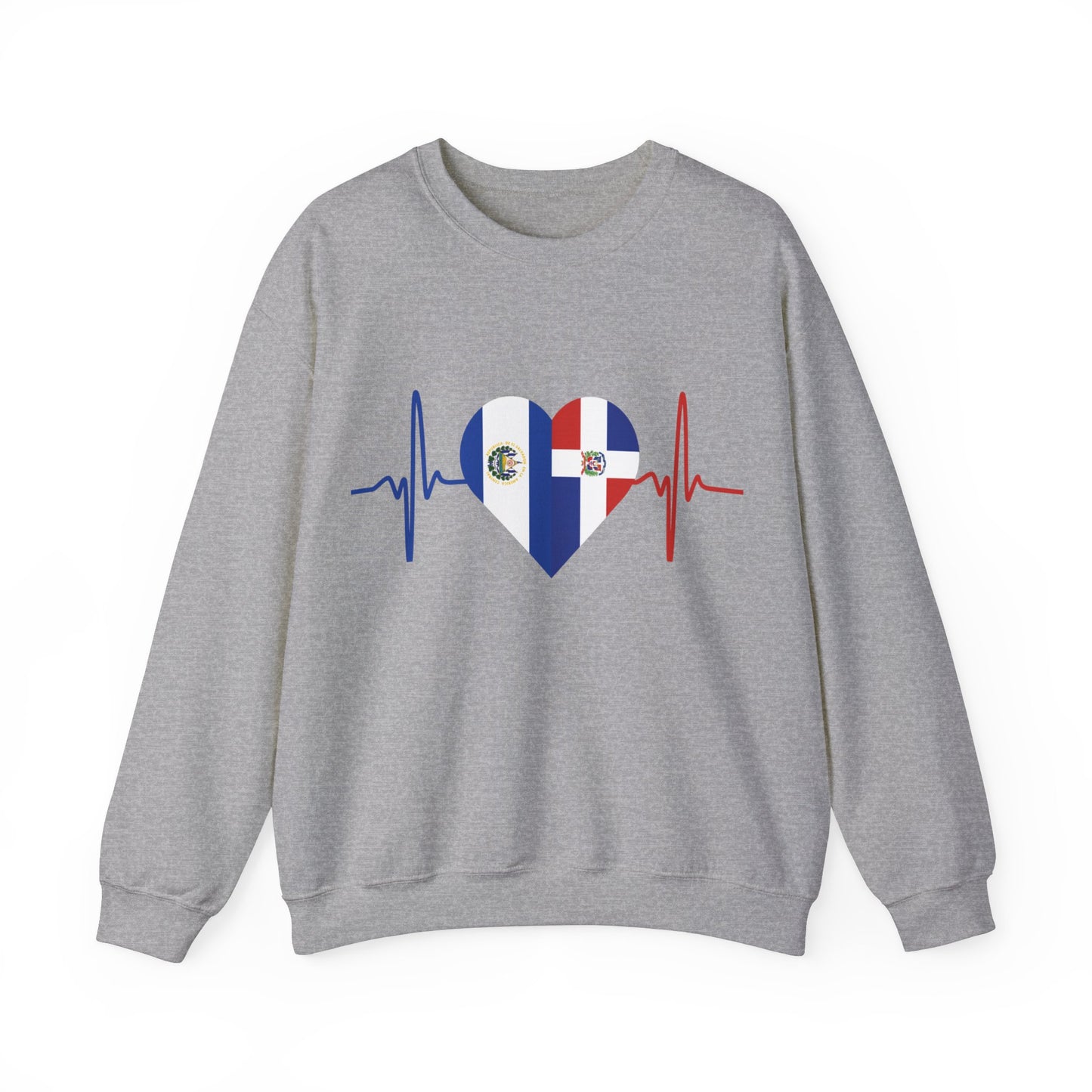 El Salvador and Dominican Republic I El Salvador y República Dominicana Crewneck Sweatshirt
