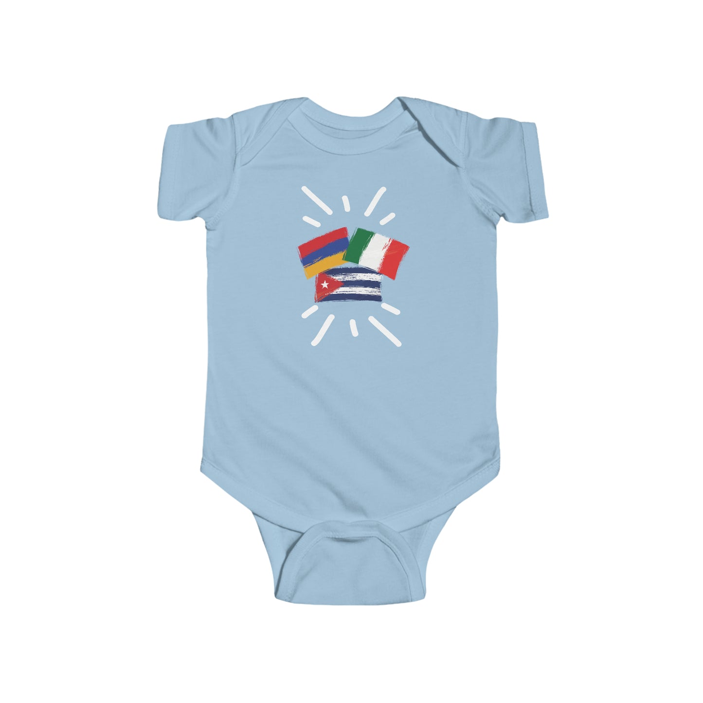 Infant Cuba, Italy, and Armenia Bodysuit