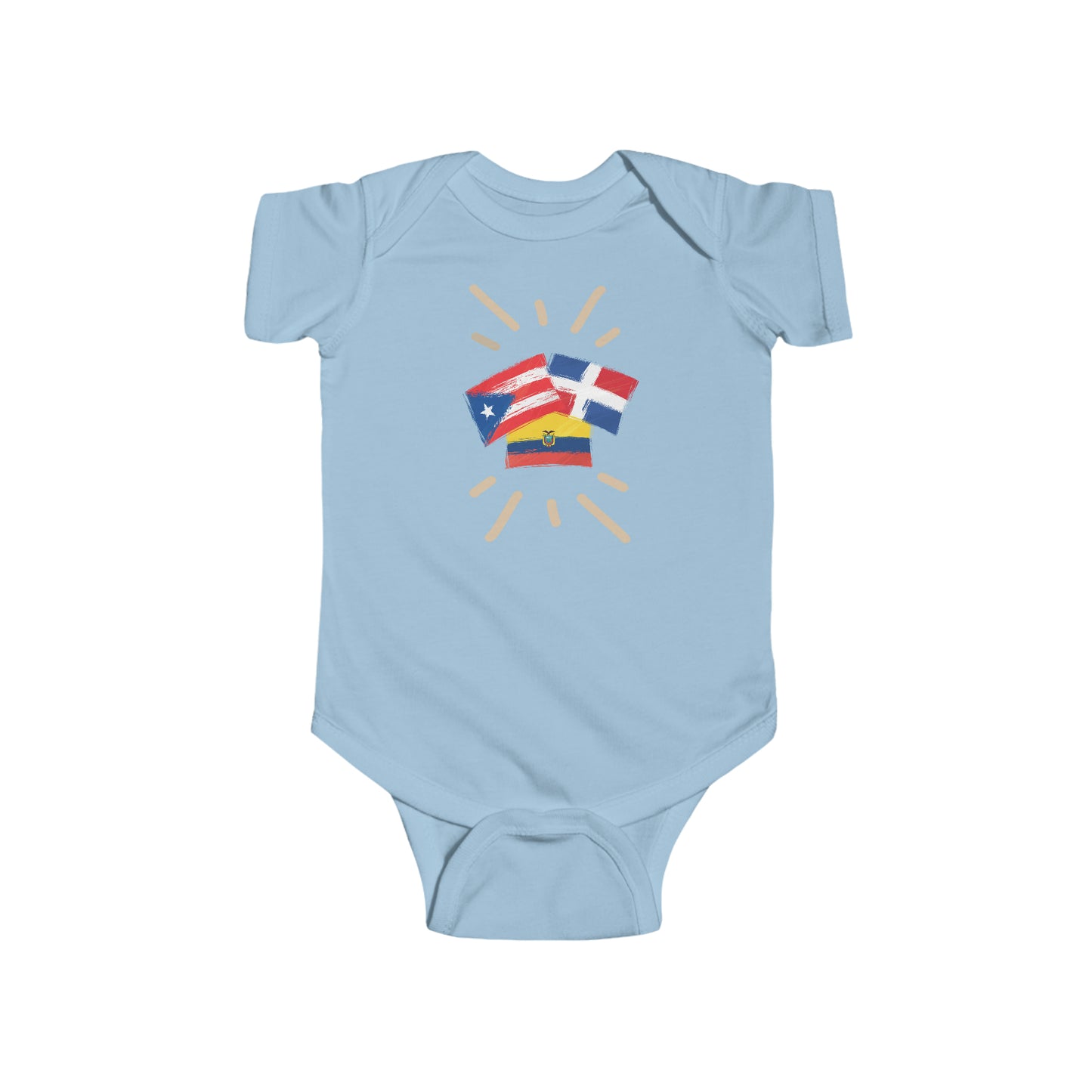 Infant Dominican Republic, Puerto Rico, Ecuador Bodysuit