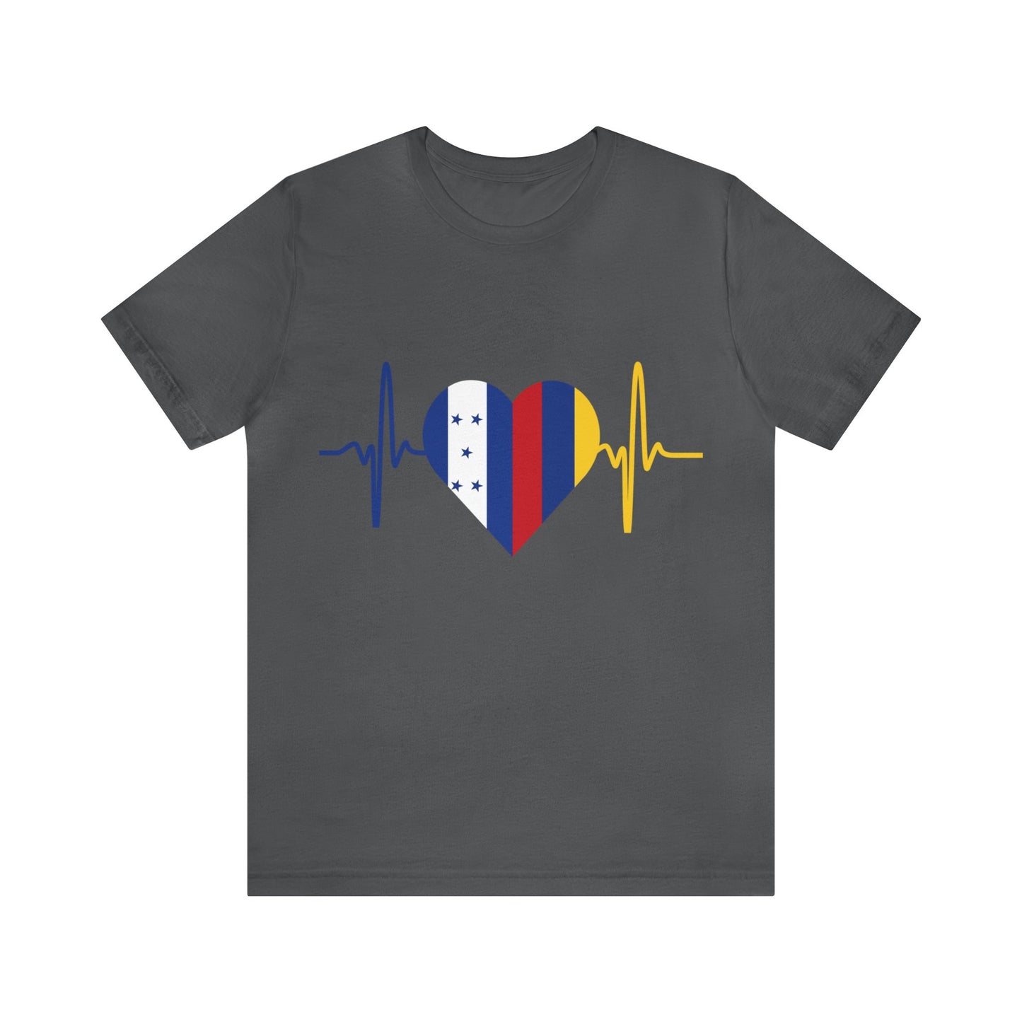 Colombia & Honduras Unisex Short Sleeve Tee I Camisa Unisexo manga corta Colombia y Honduras