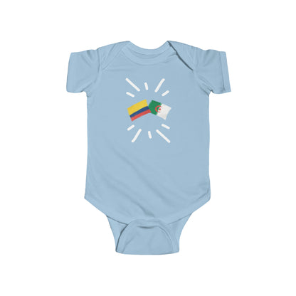 Infant Colombia and Algeria Bodysuit I Camiseta de bebé Colombia y Algeria