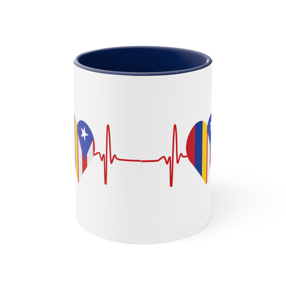Colombia and Puerto Rico Mug, 11oz
