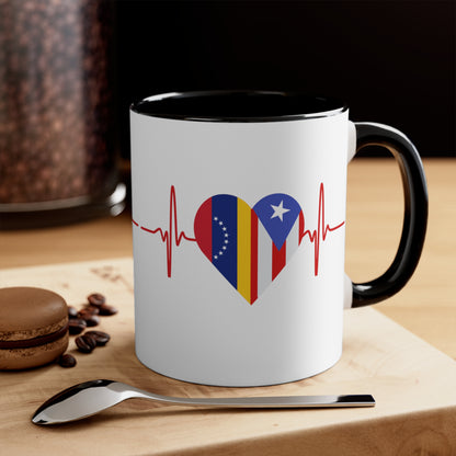 Venezuela and Puerto Rico Mug, 11oz