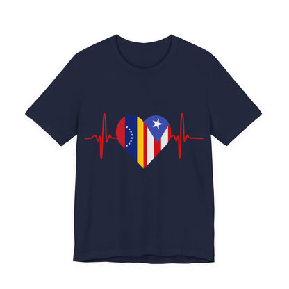 Venezuela and Puerto Rico Short Sleeve Tee