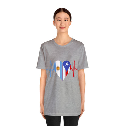 Argentina and Puerto Rico Short Sleeve Tee