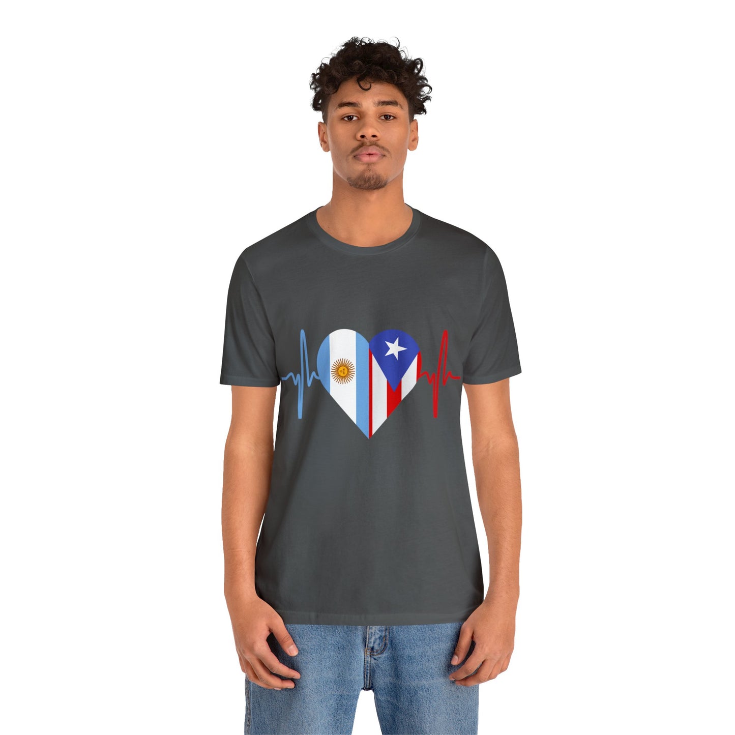 Argentina and Puerto Rico Short Sleeve Tee