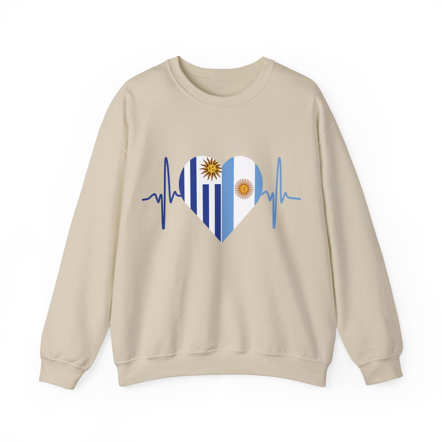 Uruguay & Argentina Unisex Hooded Sweatshirt I Sudadera Unisexo Uruguay y Argentina
